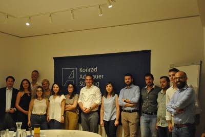 Gesprch mit Stipendiaten der Konrad-Adenauer-Stiftung